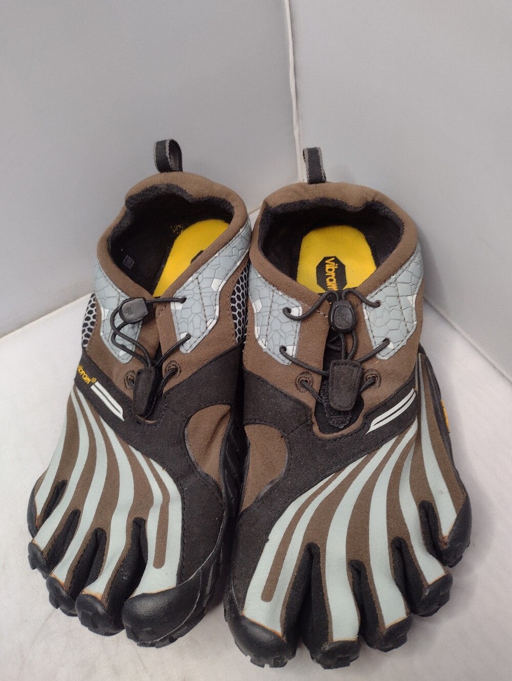 Vibram FiveFingers Spyridon Mens Trail Running Shoes Grey Barefoot SZ EU43 A10